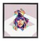 Stupell Industries Rainbow Haired Taylor Framed Floater Canvas Wall Art Design by Birch&Ink